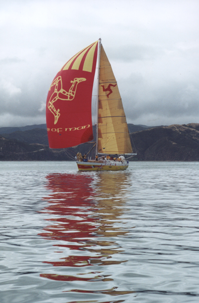 Spinnaker flying